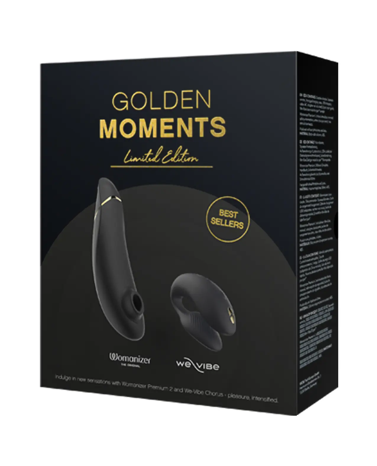 We-Vibe Chorus / Womanizer Premium 2 Golden Moments Collection 2023 - Black/Gold