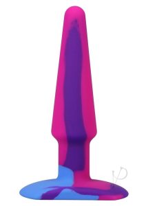 A-Play Groovy Silicone Anal Plug 5 inch Fuschia Magenta