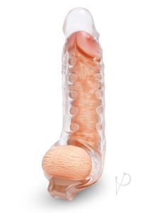 Size Up Clear View Penis Extender Studded 1″