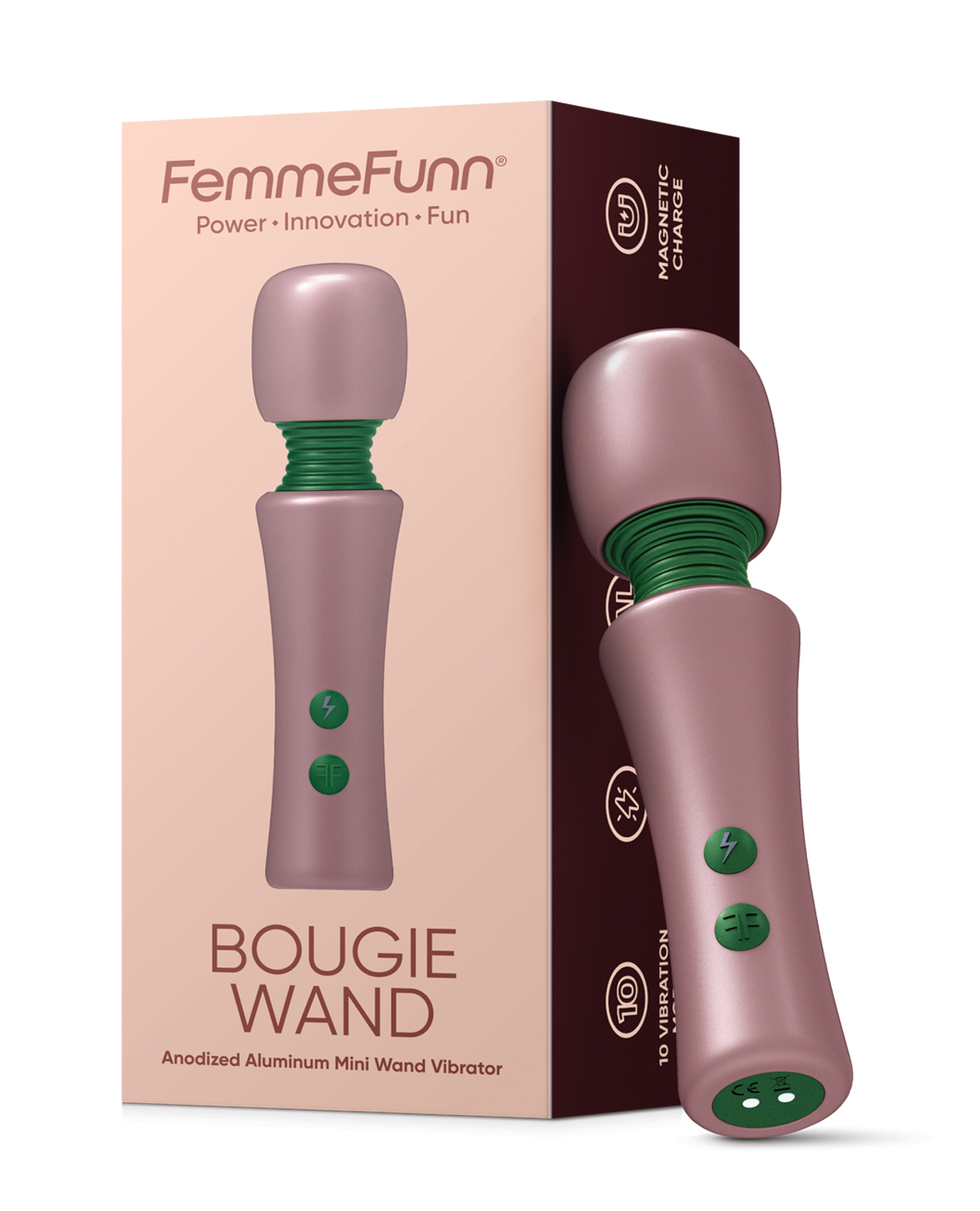Femme Funn Flexible Head Mini Bougie Wand - Rose Gold