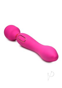 Wand Essential Ultra G-Stroke Come Hither Rechargeable Silicone Vibrating Wand Back View