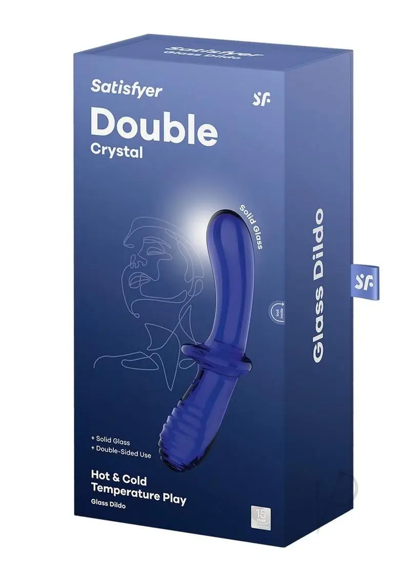 Satisfyer Double Crystal - Light Blue