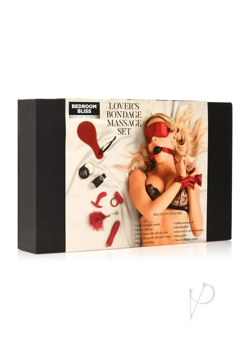 Bedroom Bliss Lovers Bondage Massage Set