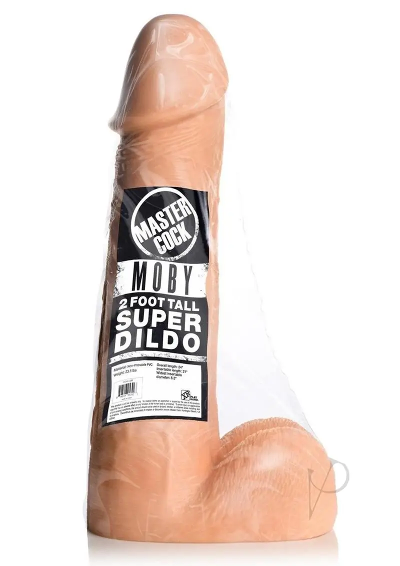 Master Cock Moby Super Dildo 2 Foot - Light