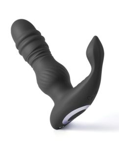 Jaden Thrusting Prostate Massager Vibrating Butt Plug Anal Sex Toy Side