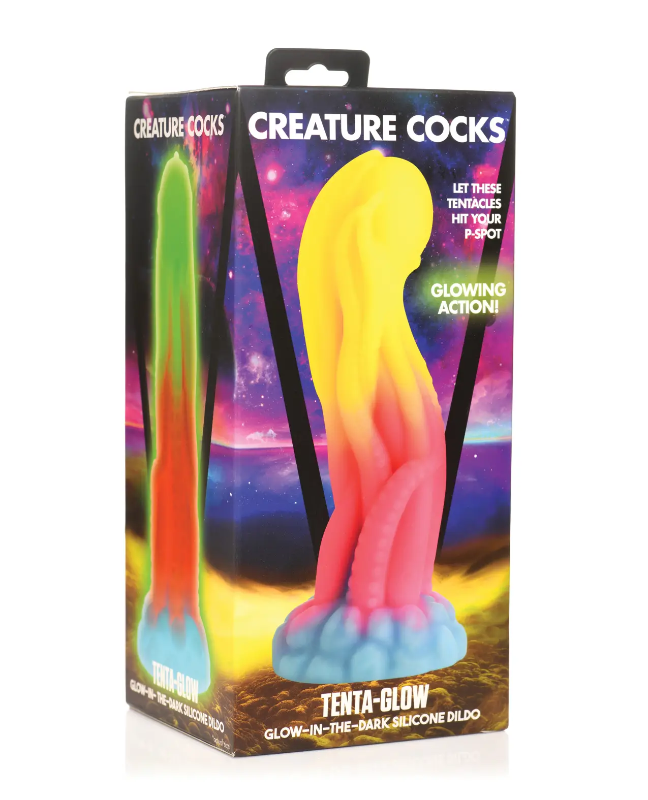 Creature Cocks Tenta-Glow-in-the-Dark Silicone Dildo