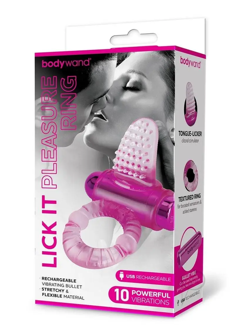 Bodywand Recharge Lick It Pleasure - Pink
