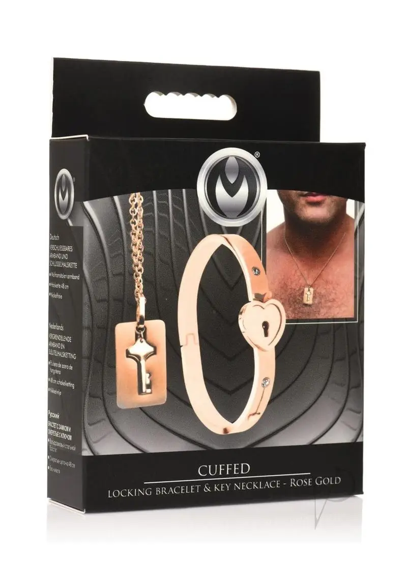 Master Series Cuffed Locking Bracelet Necklace