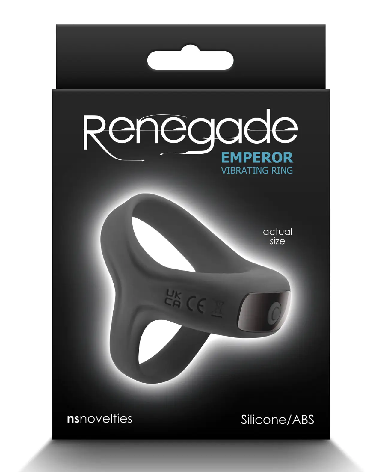 Renegade Slider Vibrating Cock Ring - Black