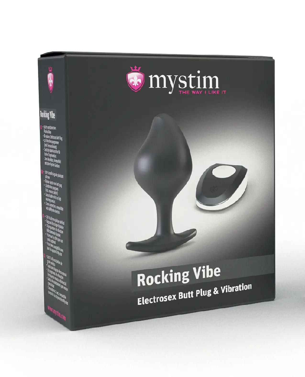 Mystim Rocking Force Silicone Butt plug