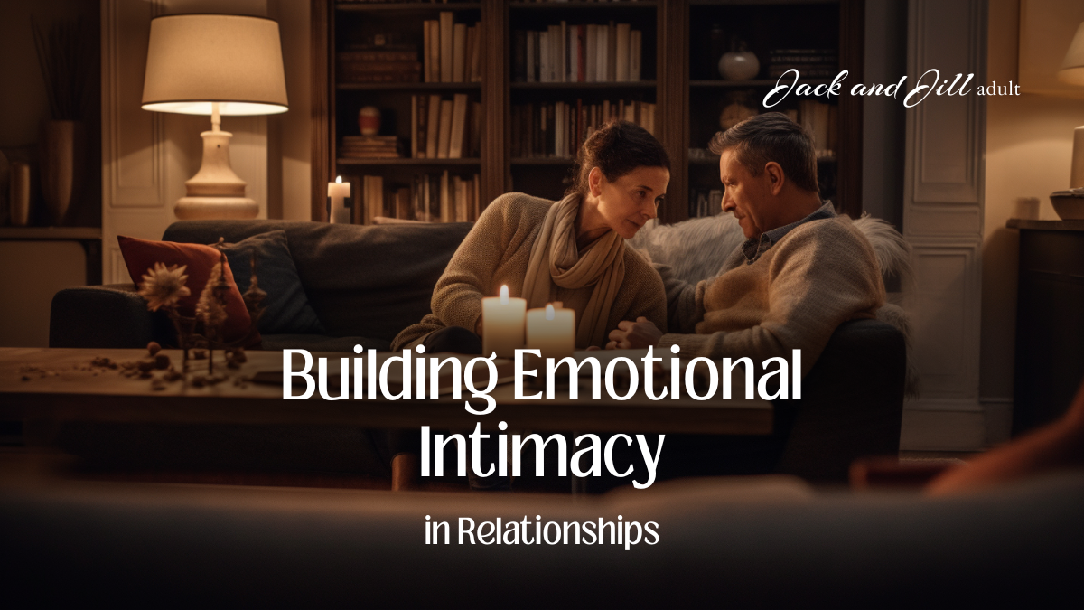 A couple holding hands and looking into each other's eyes, building emotional intimacy.