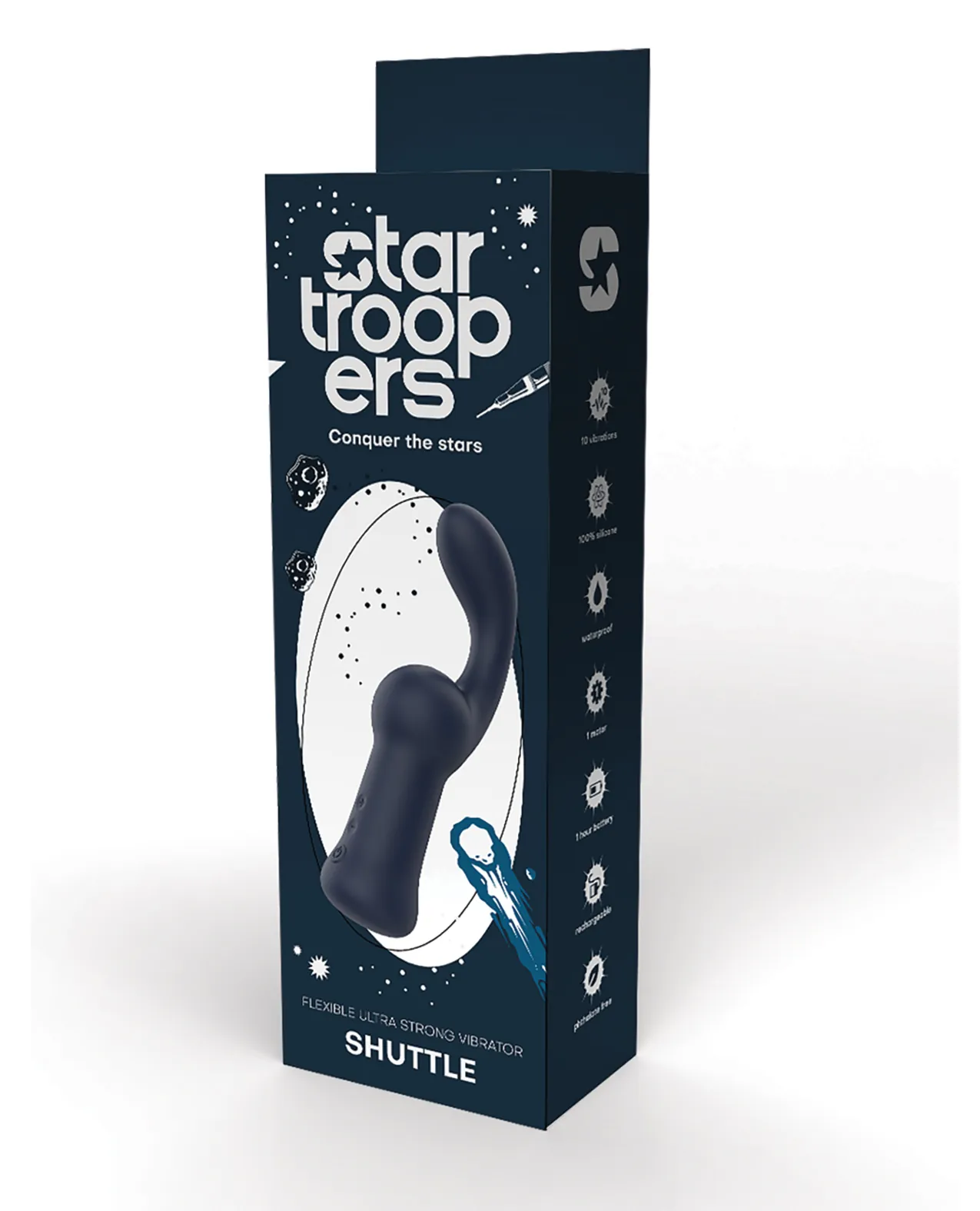 Star Troopers Shuttle Flexible Ultra Strong Vibrator