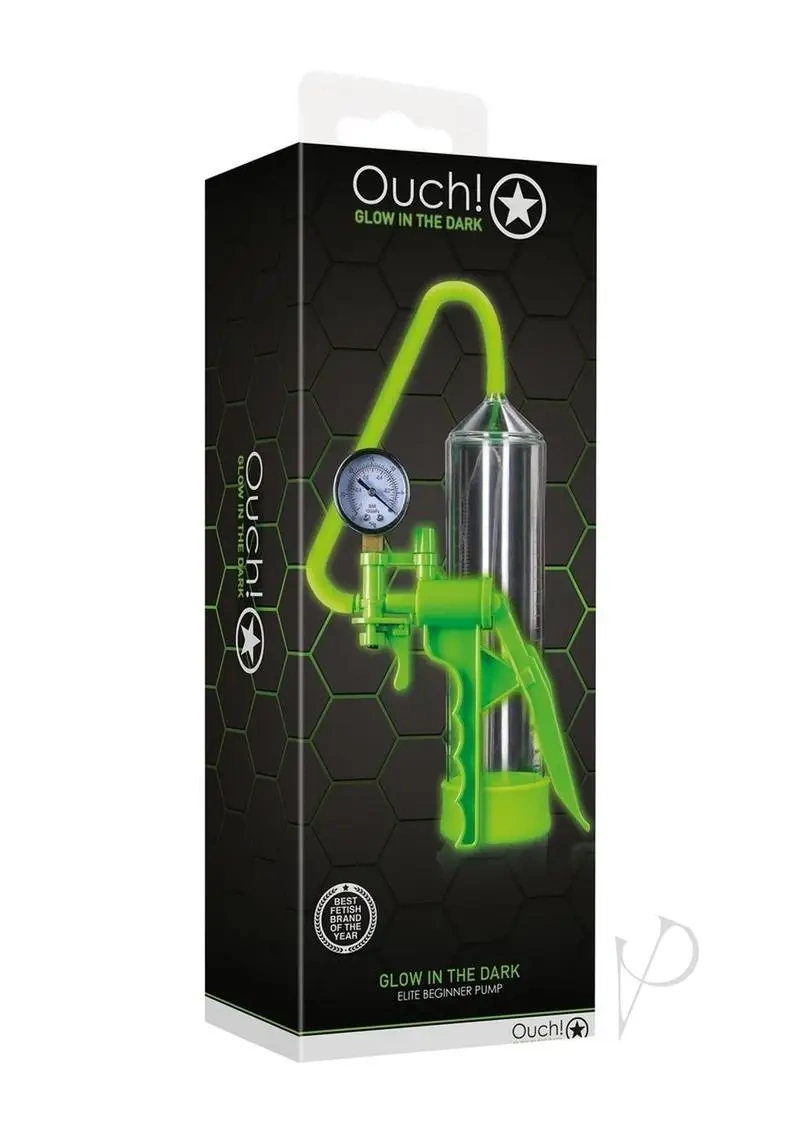 Ouch elite beginner pump in a packaging box