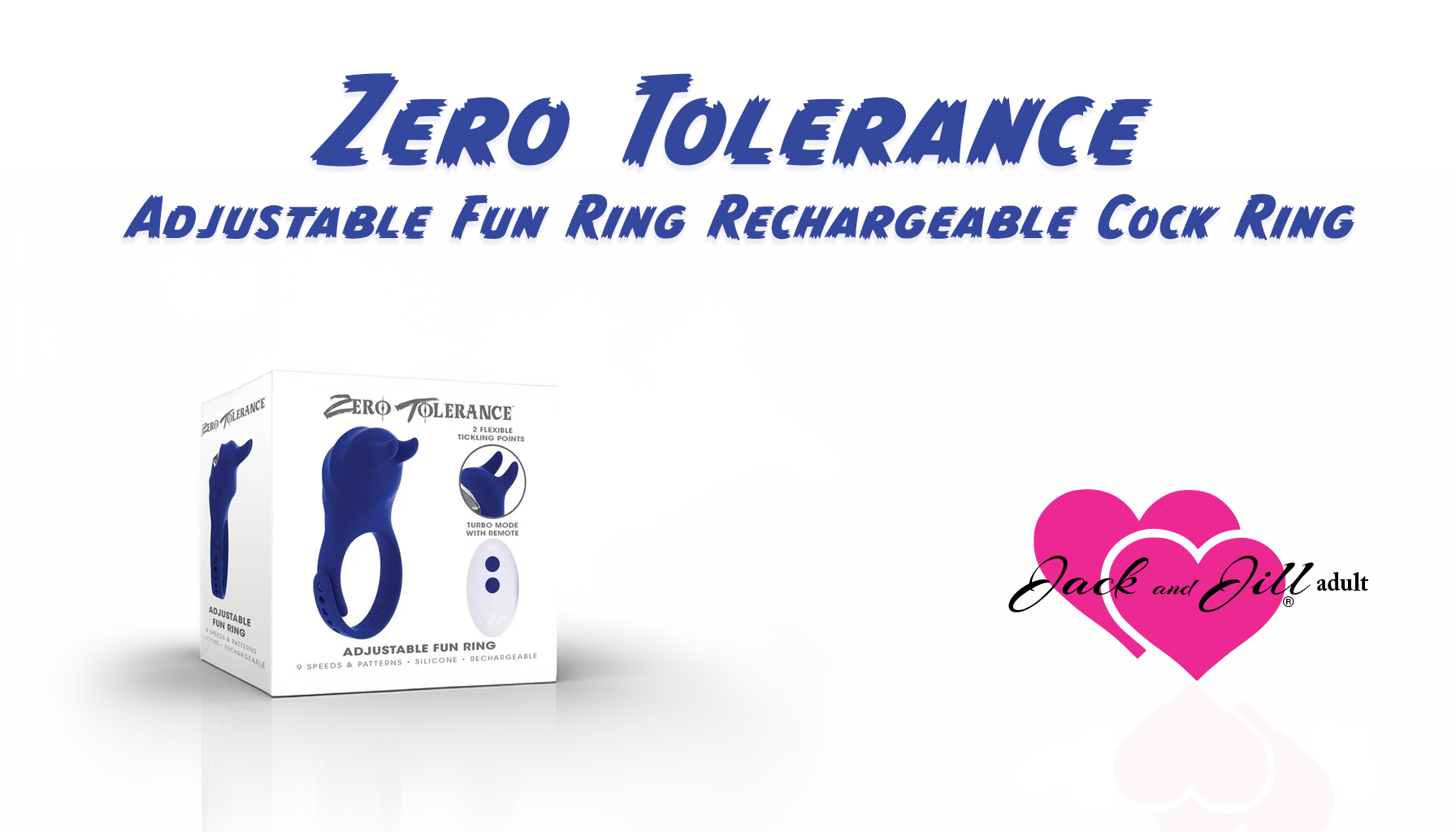 Zero Tolerance Adjustable Fun Ring Rechargeable Cock Ring