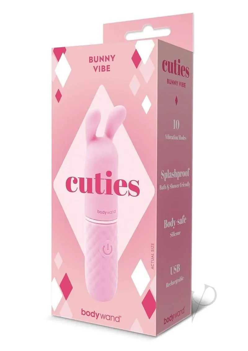 Bodywand Cuties Rabbit Rechargeable Silicone Rabbit Vibrator