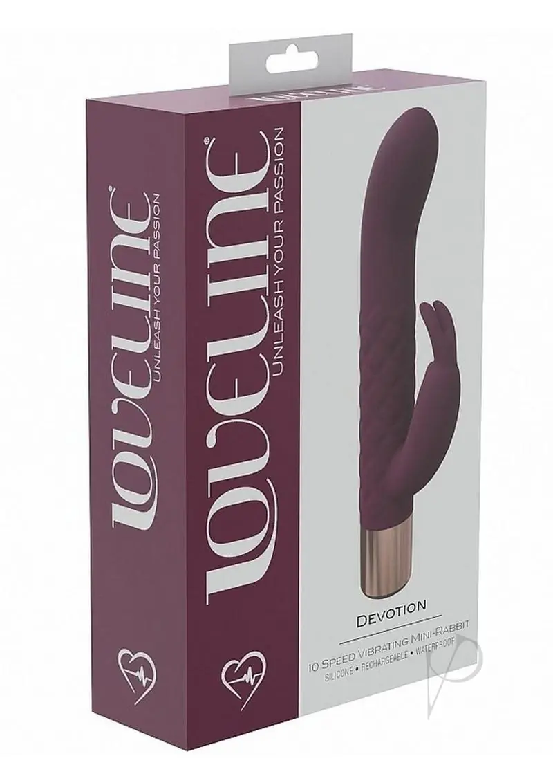 LoveLine Devotion Silicone Rechargeable 10 Speed Mini Rabbit