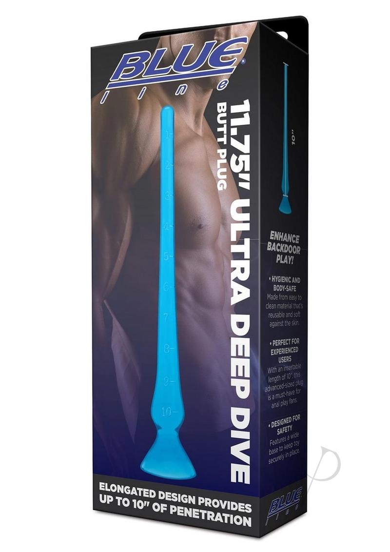 Blue Line Ultra Deep Dive Butt Plug