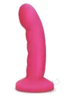 Whipsmart Curved Ripple Dildo 6 Pink - Image 2