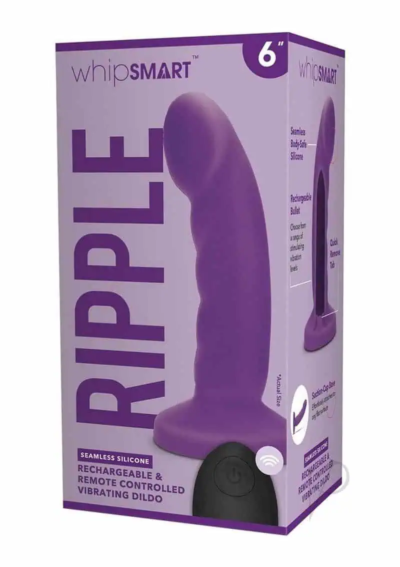 Whipsmart Curved Ripple Dildo 6 Prp - Featured Image