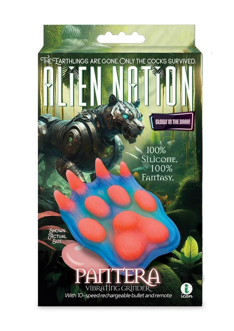 Alien Nation Pantera Clitoral Vibrator with Remote - Blue/Orange