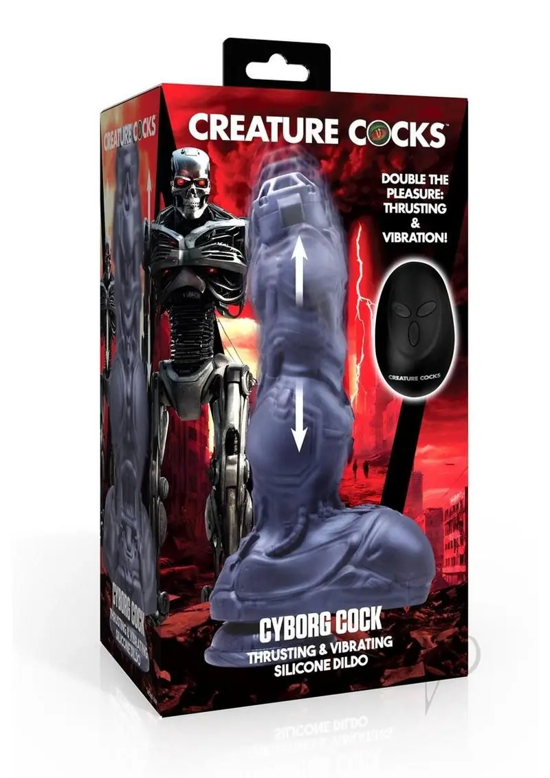 Creature Cock Thrusting and Vibrating Rechargeable Dildo