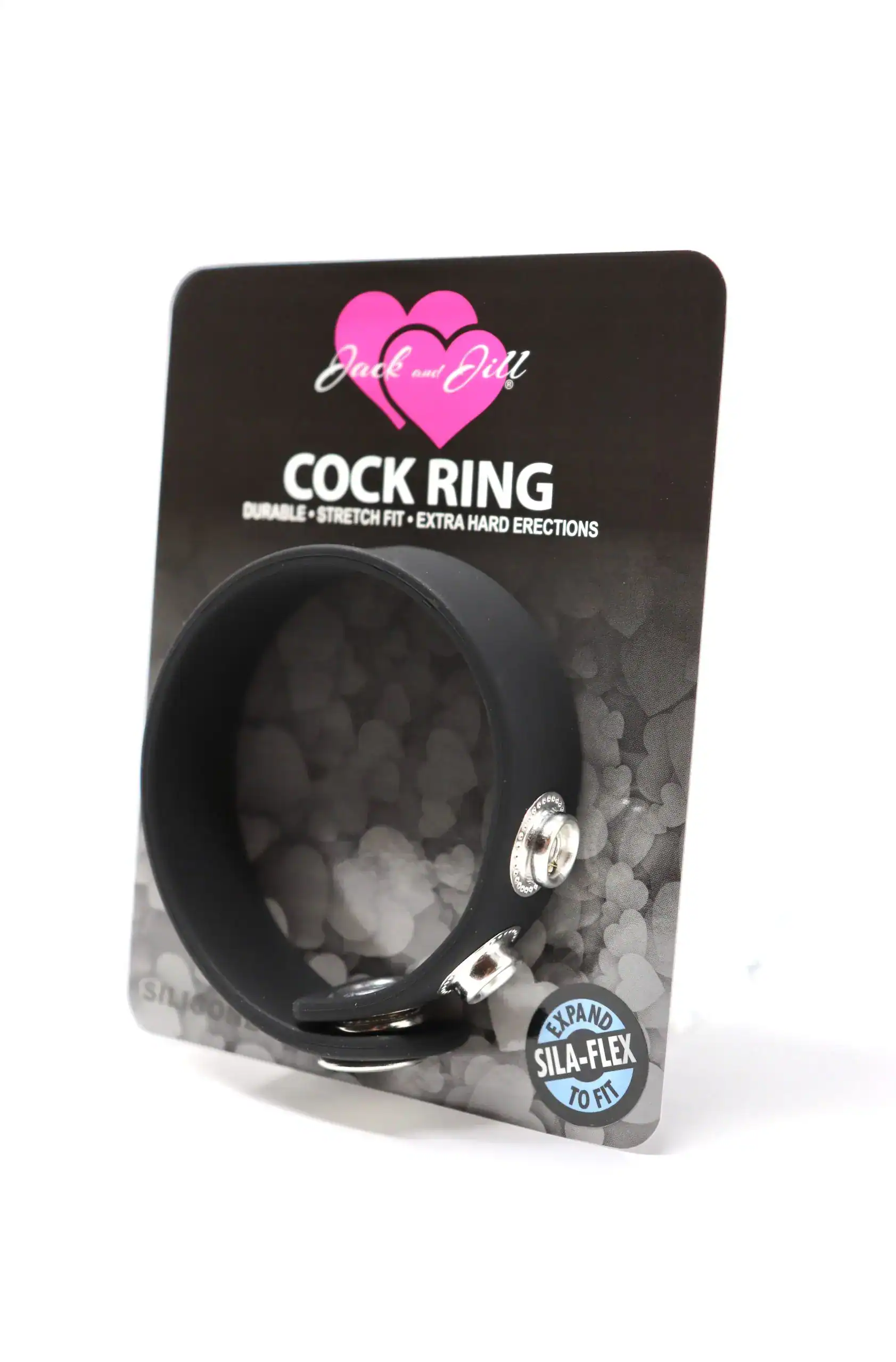 Jack and Jill Silicone 3 Snap (Adjustable) Black - Image 2