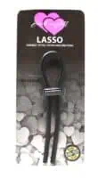 Jack and Jill Lasso Double Lock (Adjustable) Black Silicone - Image 1