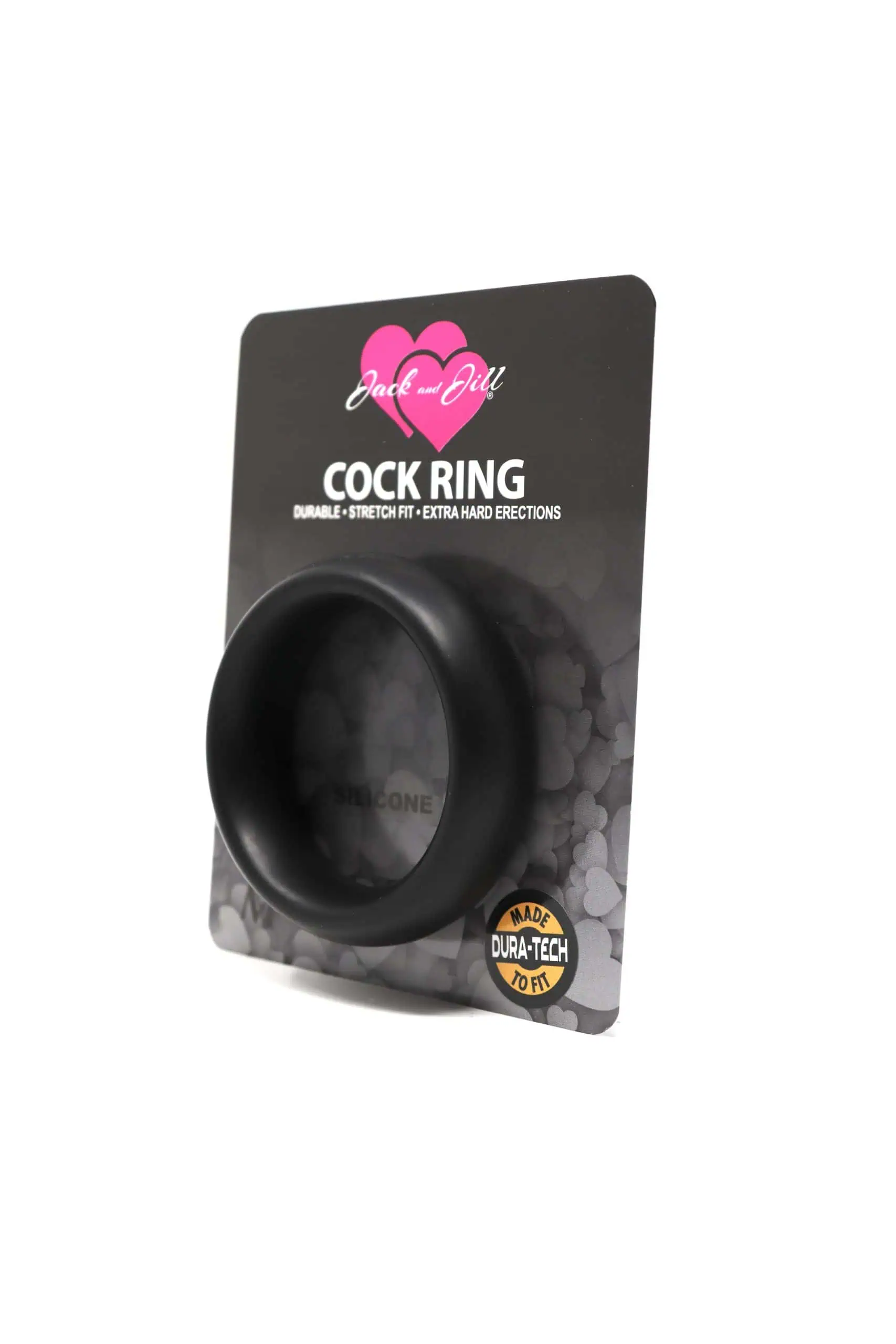 Jack and Jill Collar Black Silicone Medium-1.875x0.75