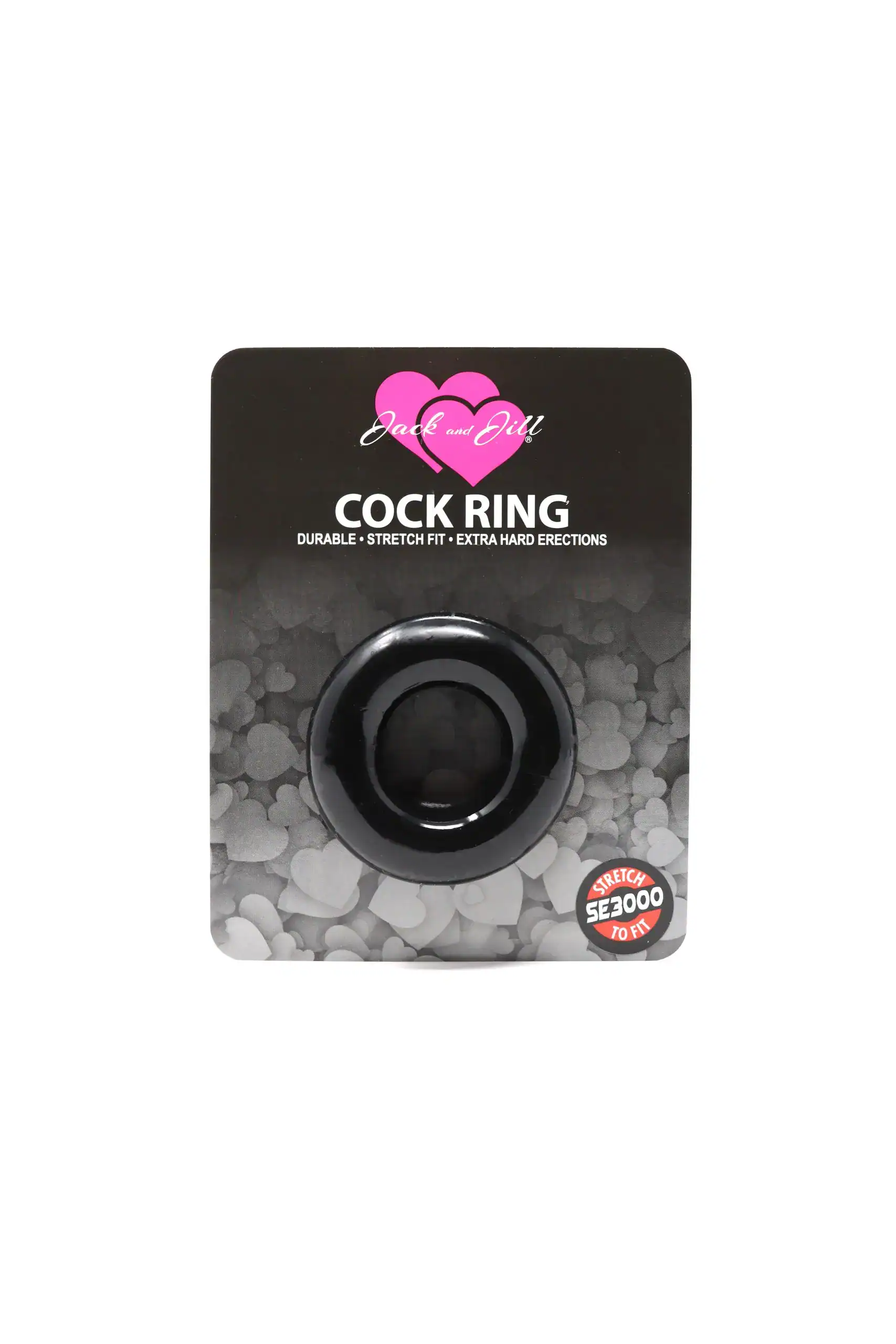 Jack and Jill Cock Ring The 3x donut Black - Image 2