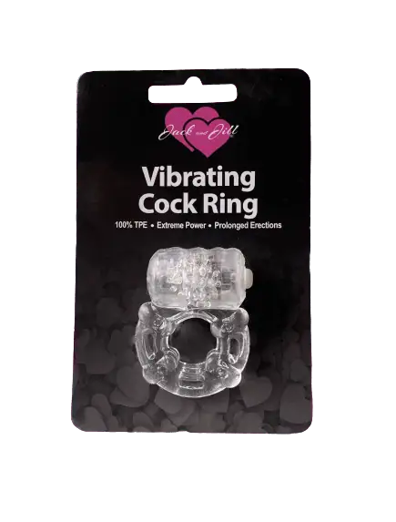 Jack and Jill Vibrating Cock Ring with LED - Featured Image