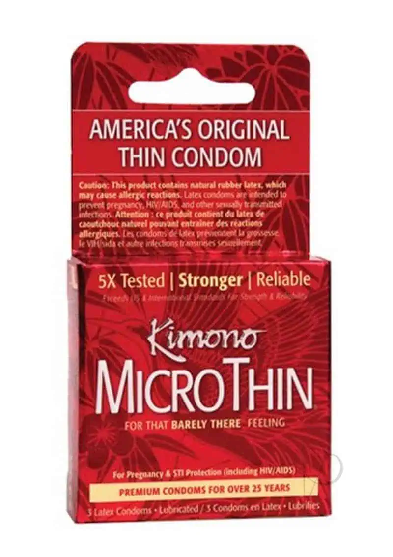 Kimono Micro Thin Condom - Box of 3 - Image 3