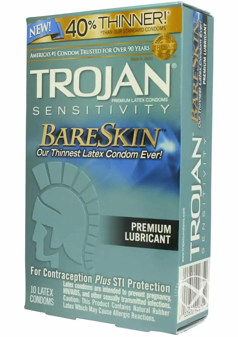 Trojan Bare Skin Condoms - Box of 10 - Image 3
