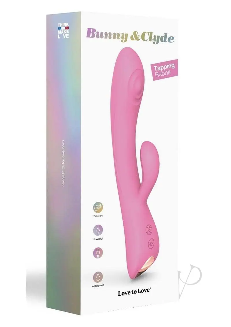 Love to Love Bunny & Clyde Tapping Rabbit - Pink Passion - Image 5