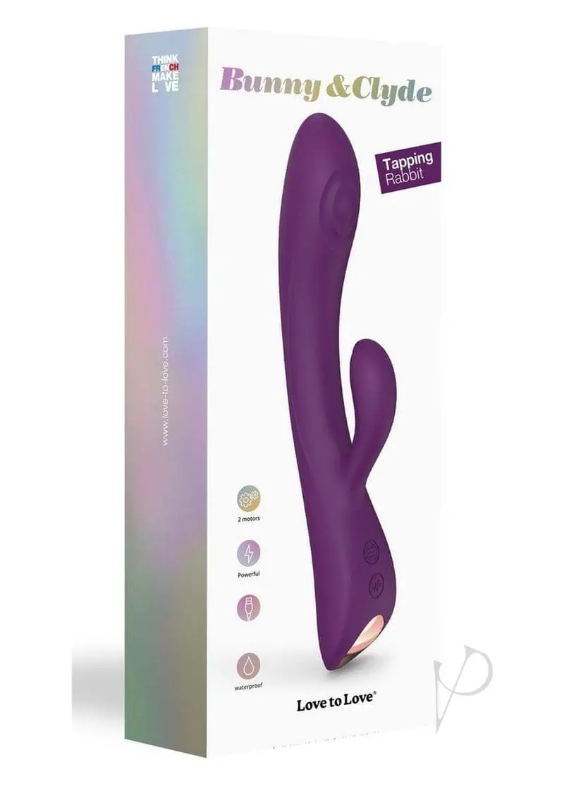 Love to Love Bunny & Clyde Tapping Rabbit - Purple Rain - Image 5
