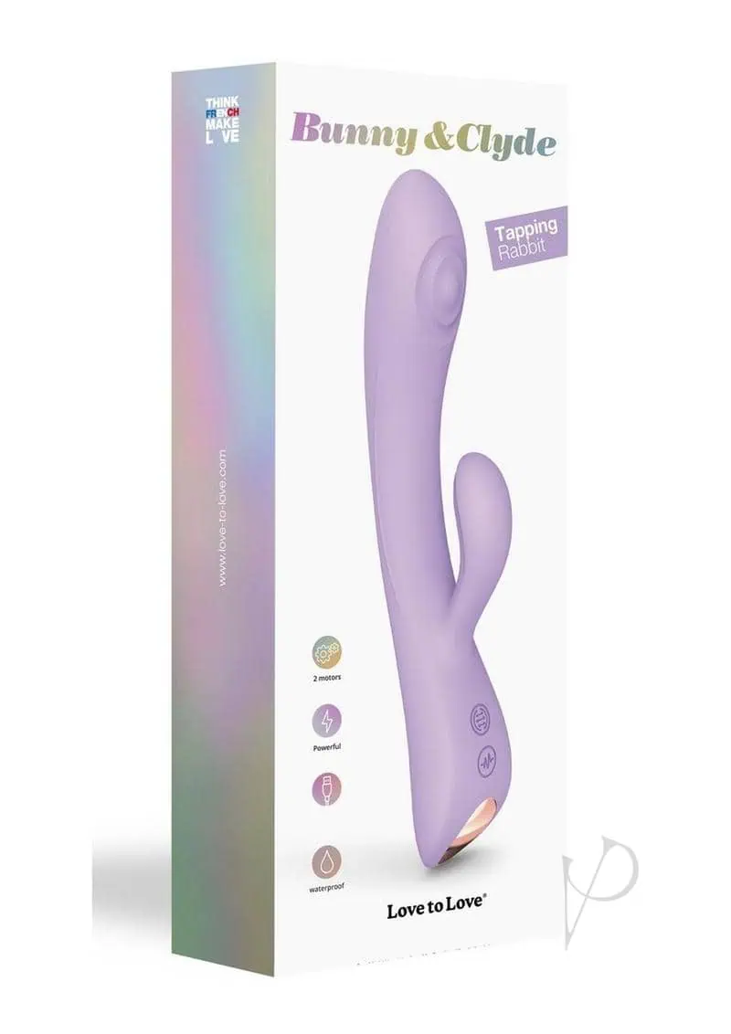 Love to Love Bunny & Clyde Tapping Rabbit - Viva Mauve - Image 5