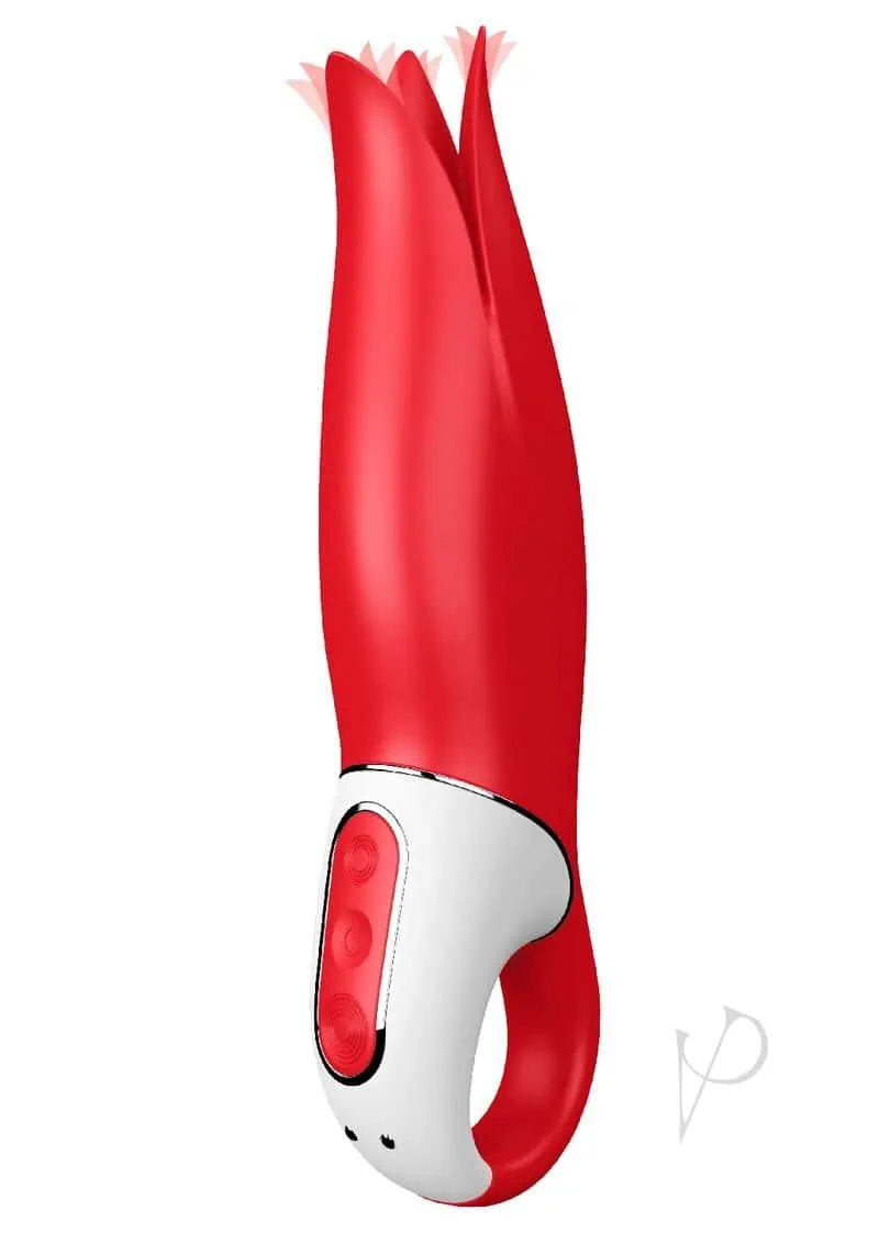 Satisfyer Vibes Power Flower - Red - Image 2