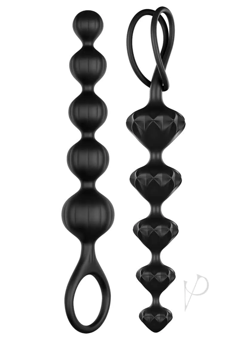 Satisfyer Soft Silicone Beads - Black - Image 5