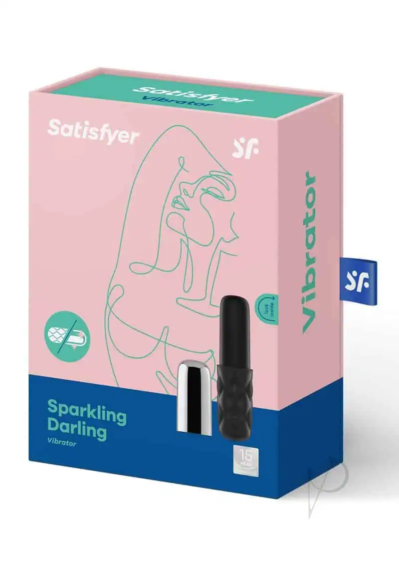 Satisfyer Sparkling Darling Magnet USB Recharge Bullet Waterproof  4.4in - Chrome - Featured Image