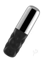 Satisfyer Sparkling Darling Magnet USB Recharge Bullet Waterproof  4.4in - Chrome - Image 2