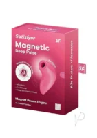 Satisfyer Deep Pulse Rechargeable Silicone Vibrator - Pink - Image 1