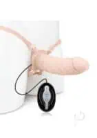 Mojo Throttle Vibrating Male Harness - Flesh - Image 3