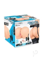 LuvDollz Remote Control Doggy Style Vibrating Pussy andamp; Ass - Vanilla - Image 1