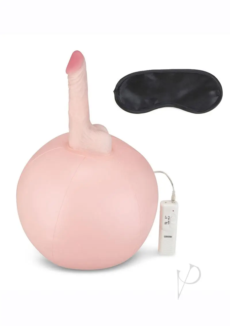 Lux F Inflatable Sex Ball W/vibe Dildo - Image 2