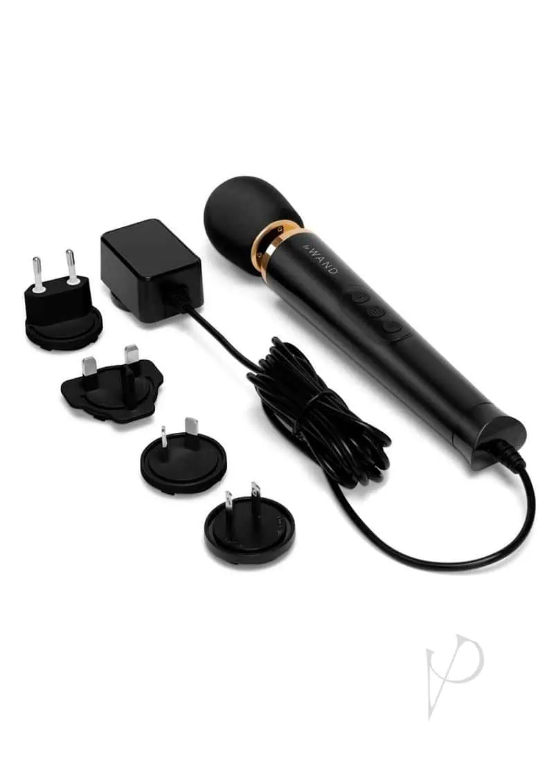 Le Wand Powerful Petite Plug In Vibrating Massager - Black - Image 2