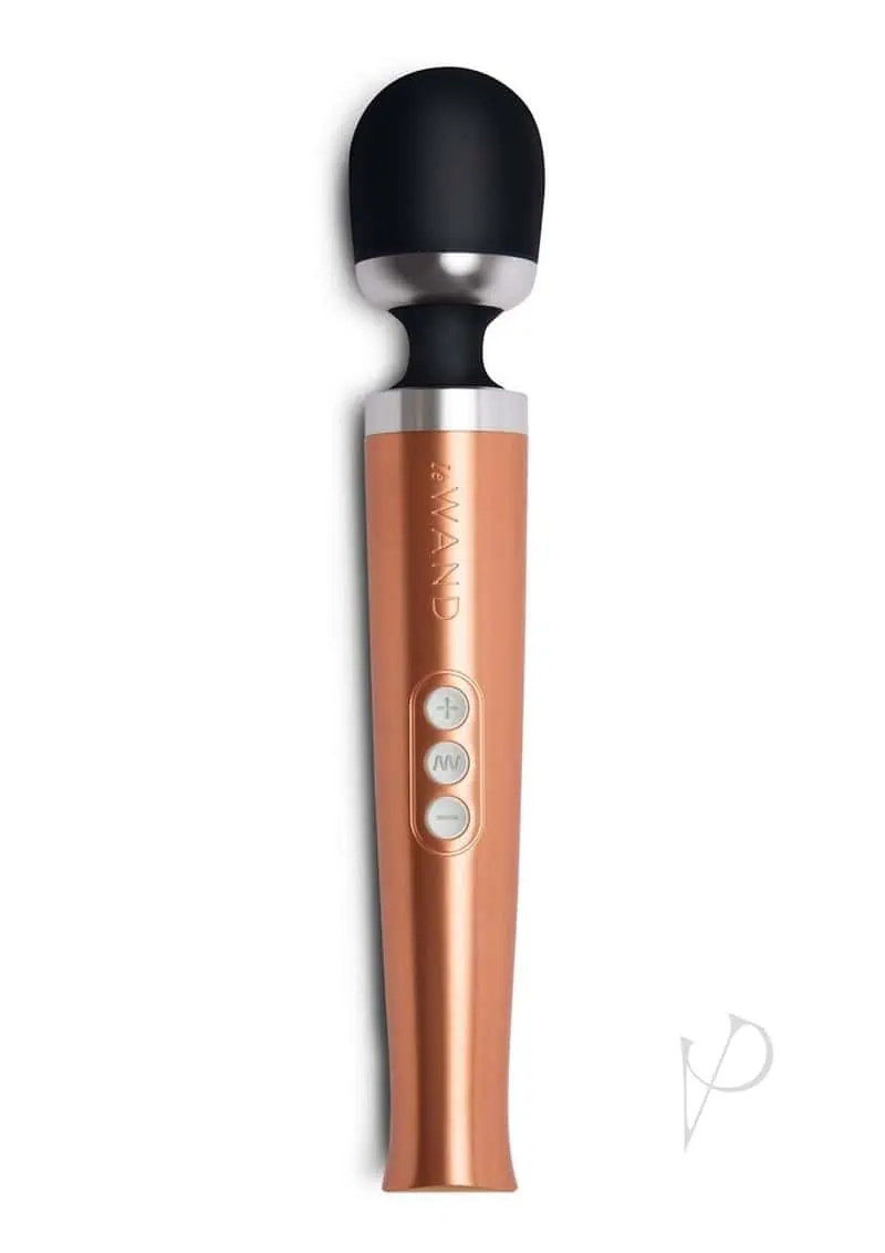 Le Wand Diecast Petite Rechargeable Massager - Rose Gold - Image 2