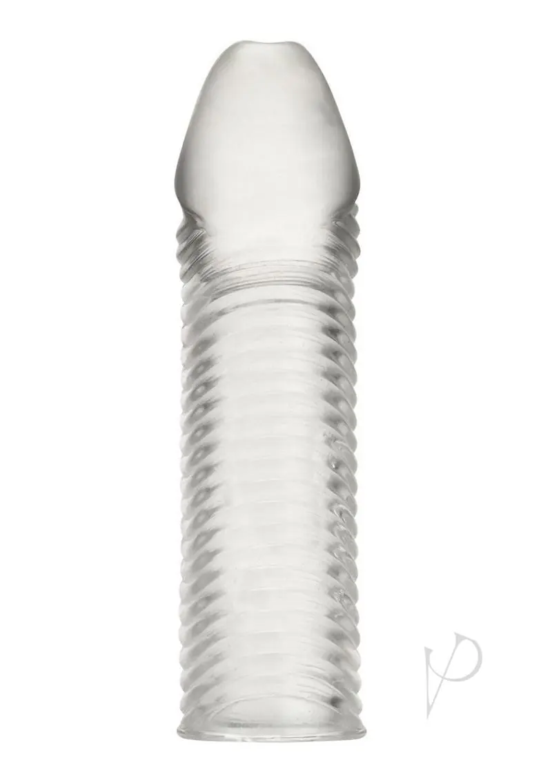Blue Line Wavy Ribbed Penis Extension 6.5in - Image 2
