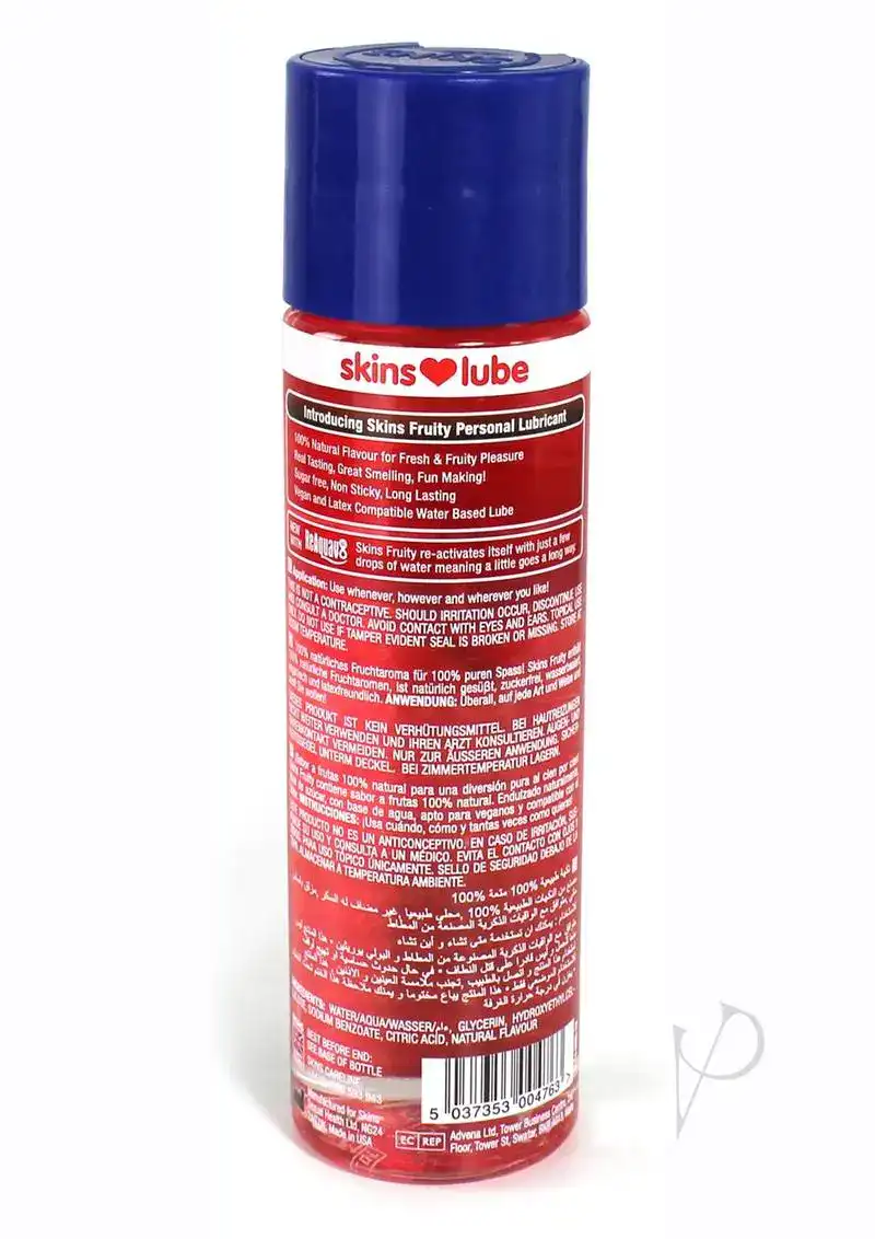 Skins Watermelon Water Based Lubricant 4.4oz - Image 2