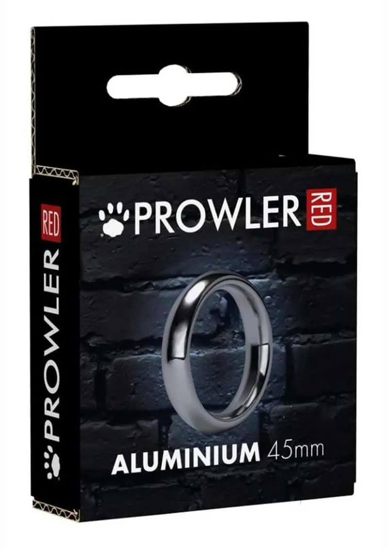 Prowler RED Aluminum Cock Ring 45mm - Silver - Featured Image