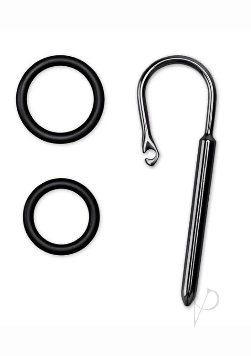 Prowler RED Stainless Steel Urethral Plug and Ring - Image 2