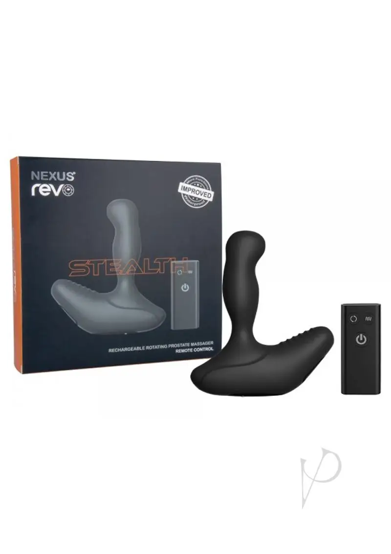 Nexus Revo Stealth Remote Control Rotating Prostate Massager - Black - Image 4
